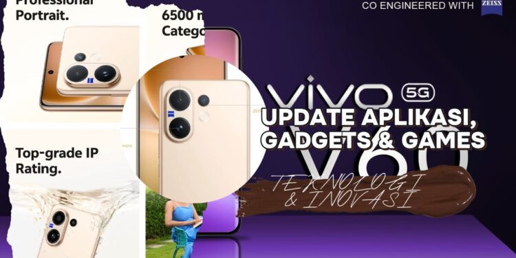 Vivo V60 Hadir dengan Kamera ZEISS dan Baterai 6.500mAh