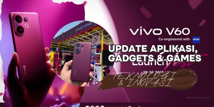 vivo V60 Hadir di Indonesia dengan Kamera Telefoto 50MP