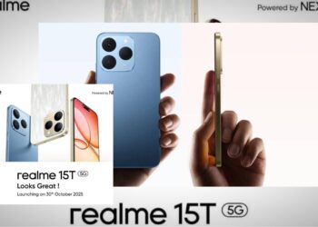 realme 15T 5G Hadir dengan Desain Tipis dan Baterai Besar