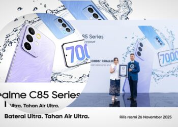 Realme C85 Cetak Rekor Dunia Lewat Uji Tahan Air Masal