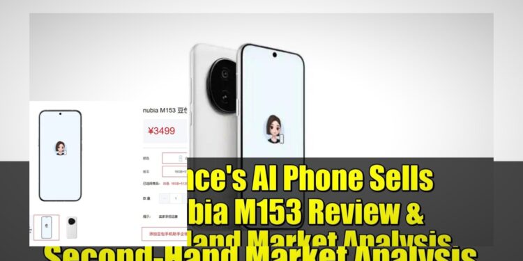 Nubia M153 Ponsel AI ByteDance-ZTE yang Bikin Heboh