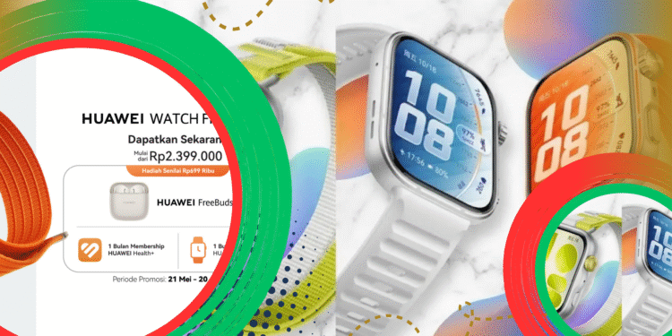 Huawei Watch Fit 5 Meluncur dengan Baterai 10 Hari