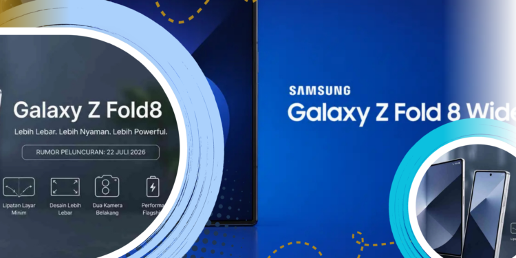 Galaxy Z Fold 8 Wide Siap Hadir dengan Layar Lebih Luas