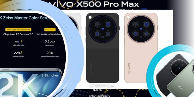 vivo X500 Pro Max Pakai Layar BOE Q11 2K