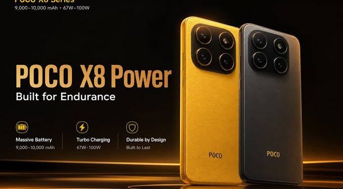 Poco X8 Power Hadir dengan Baterai 10.000mAh