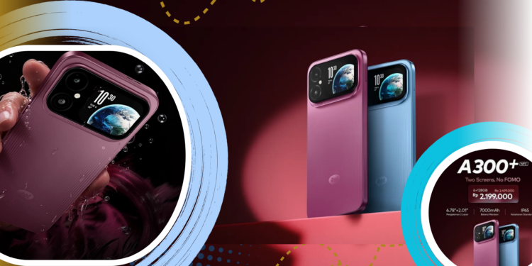 itel A300+ Hadir dengan 2 Layar dan Baterai 7.000mAh